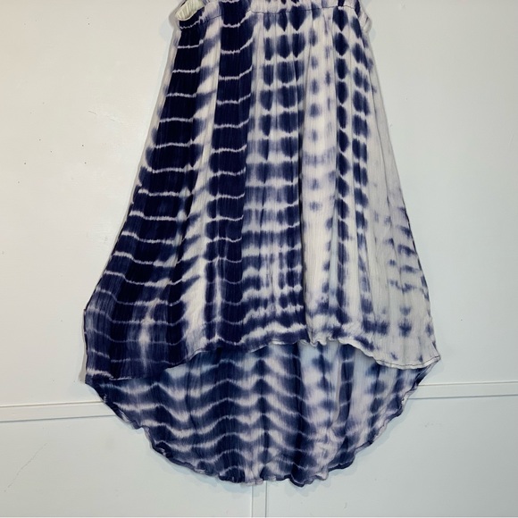 Truly Me Kids’ Tie Dye High-Low Tank Dress in Blue Multi - Picture 5 of 13
